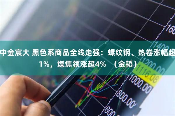 中金宸大 黑色系商品全线走强：螺纹钢、热卷涨幅超1%，煤焦领涨超4%  （金韬）